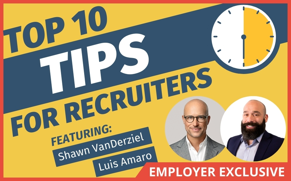 The Power Half-Hour: Top 10 Tips for Recruiters